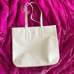 Kate Spade White Tote Bag